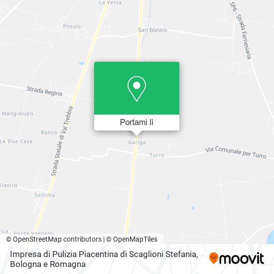 Mappa Impresa di Pulizia Piacentina di Scaglioni Stefania
