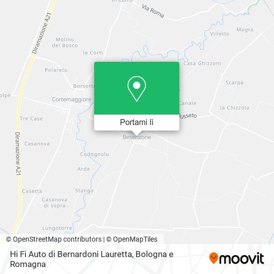Mappa Hi Fi Auto di Bernardoni Lauretta