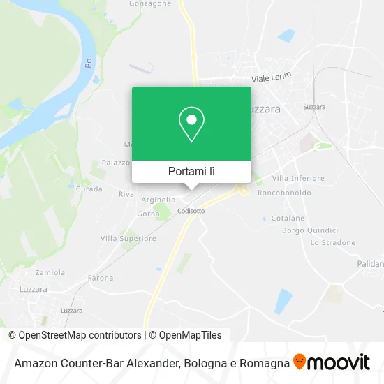 Mappa Amazon Counter-Bar Alexander