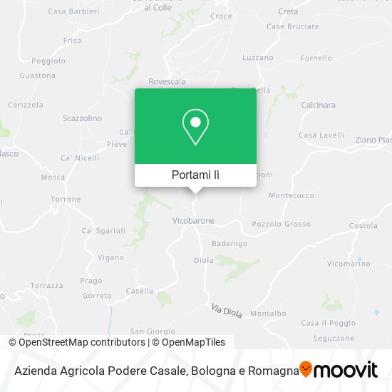 Mappa Azienda Agricola Podere Casale