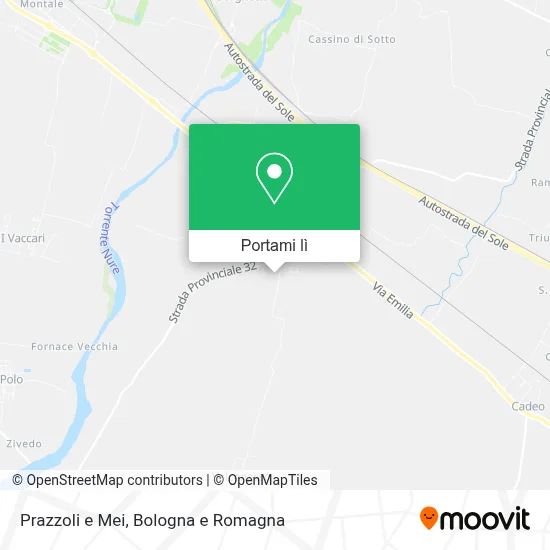 Mappa Prazzoli e Mei