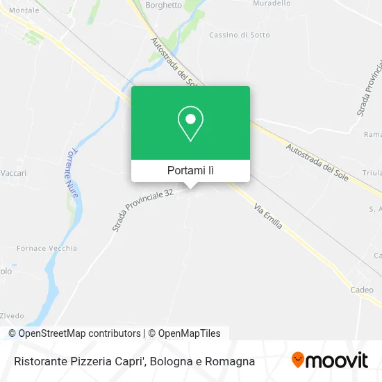 Mappa Ristorante Pizzeria Capri'