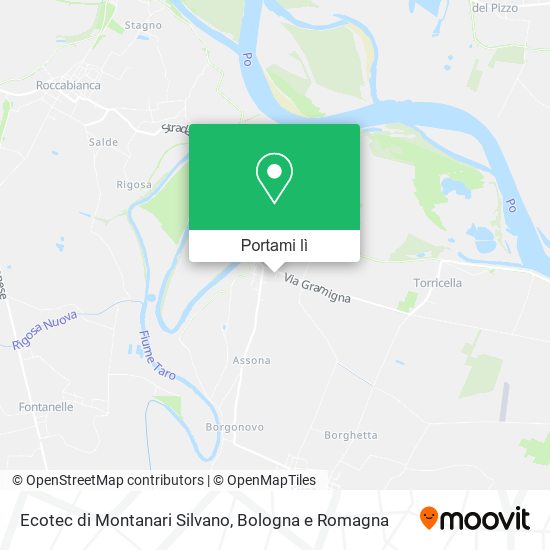 Mappa Ecotec di Montanari Silvano