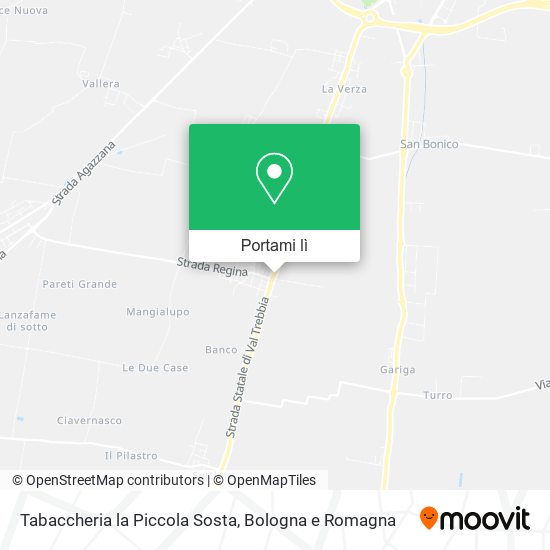 Mappa Tabaccheria la Piccola Sosta