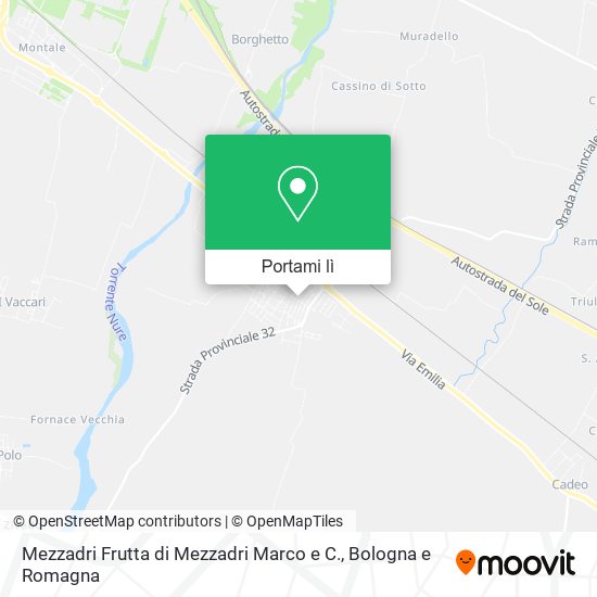 Mappa Mezzadri Frutta di Mezzadri Marco e C.