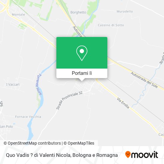 Mappa Quo Vadis ? di Valenti Nicola