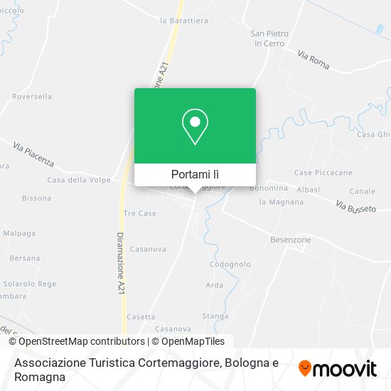 Mappa Associazione Turistica Cortemaggiore