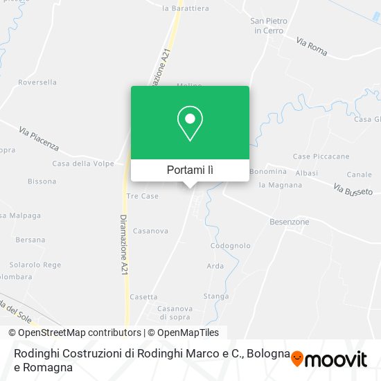 Mappa Rodinghi Costruzioni di Rodinghi Marco e C.