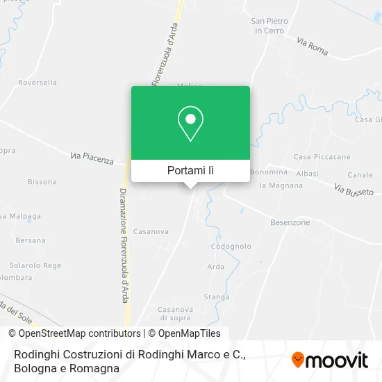 Mappa Rodinghi Costruzioni di Rodinghi Marco e C.
