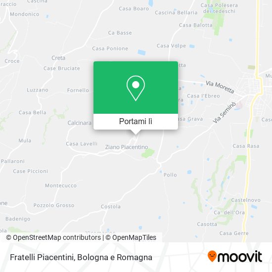 Mappa Fratelli Piacentini