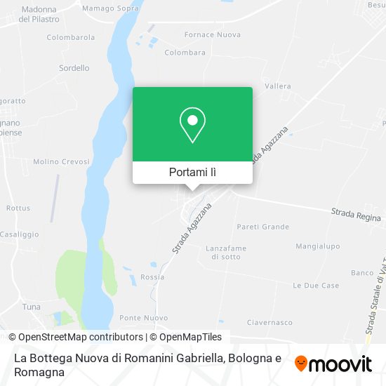 Mappa La Bottega Nuova di Romanini Gabriella