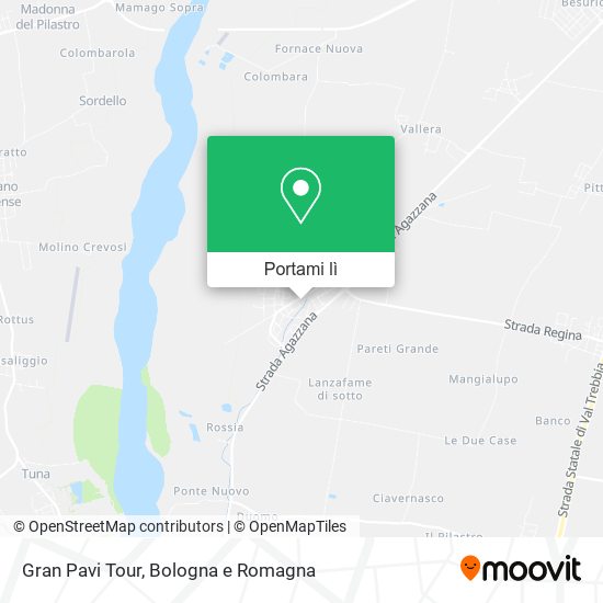 Mappa Gran Pavi Tour