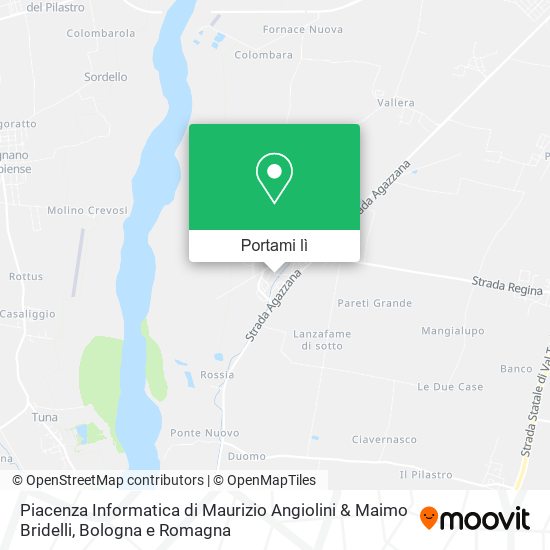 Mappa Piacenza Informatica di Maurizio Angiolini & Maimo Bridelli