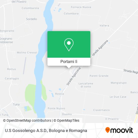 Mappa U.S Gossolengo A.S.D.