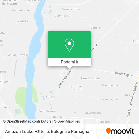 Mappa Amazon Locker-Ottelio