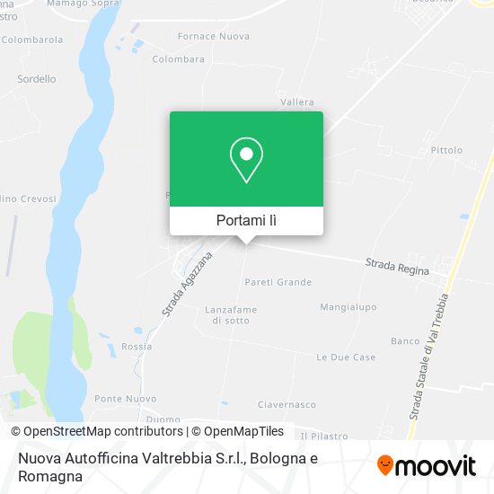 Mappa Nuova Autofficina Valtrebbia S.r.l.