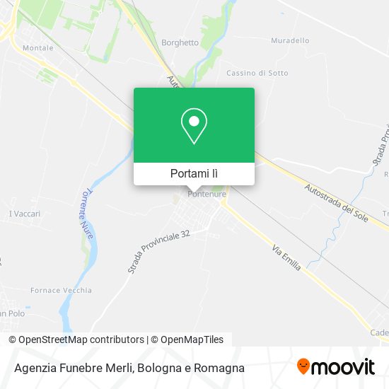 Mappa Agenzia Funebre Merli