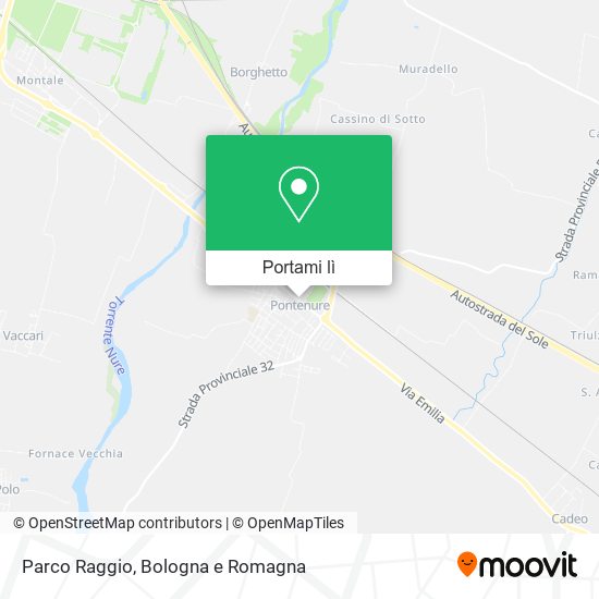 Mappa Parco Raggio