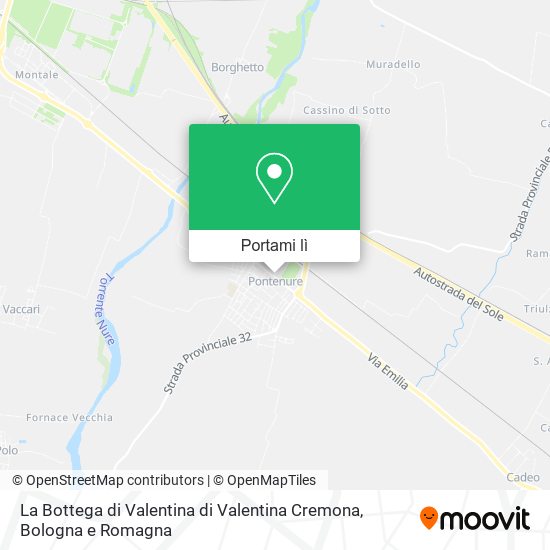 Mappa La Bottega di Valentina di Valentina Cremona