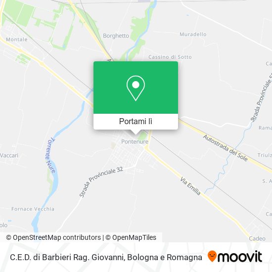 Mappa C.E.D. di Barbieri Rag. Giovanni