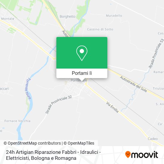 Mappa 24h Artigian Riparazione Fabbri - Idraulici - Elettricisti