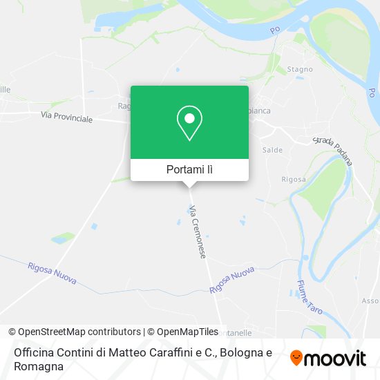 Mappa Officina Contini di Matteo Caraffini e C.