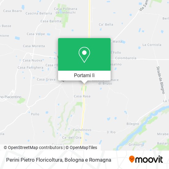 Mappa Perini Pietro Floricoltura