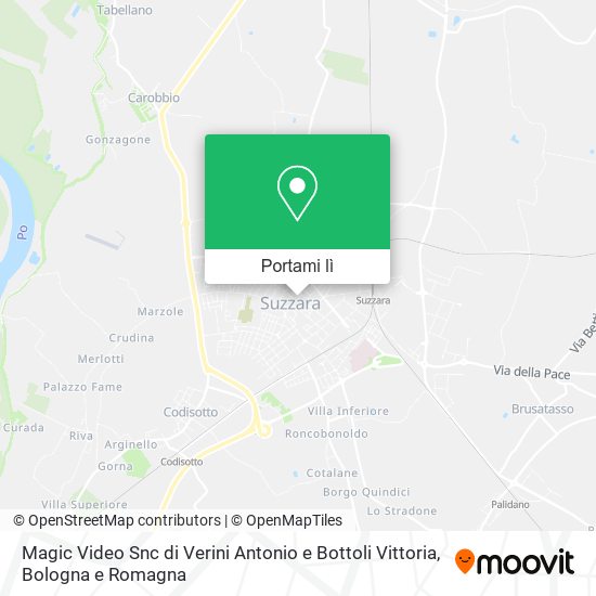 Mappa Magic Video Snc di Verini Antonio e Bottoli Vittoria