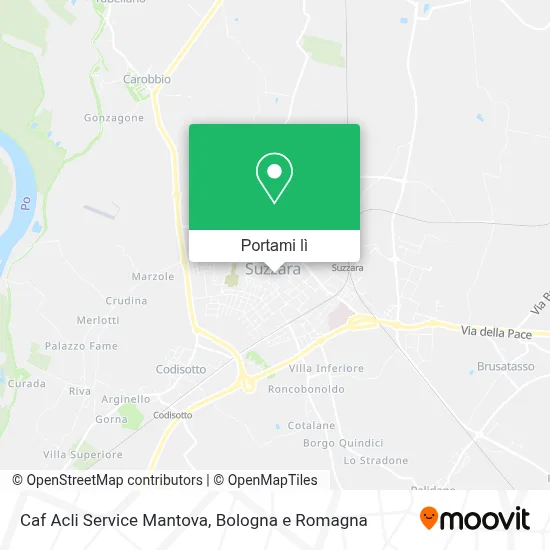 Mappa Caf Acli Service Mantova