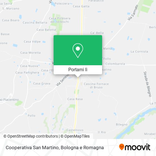 Mappa Cooperativa San Martino