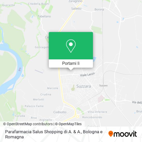 Mappa Parafarmacia Salus Shopping di A. & A.