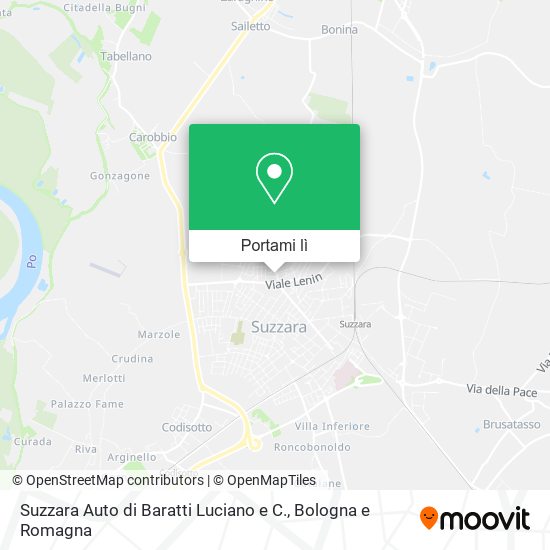 Mappa Suzzara Auto di Baratti Luciano e C.