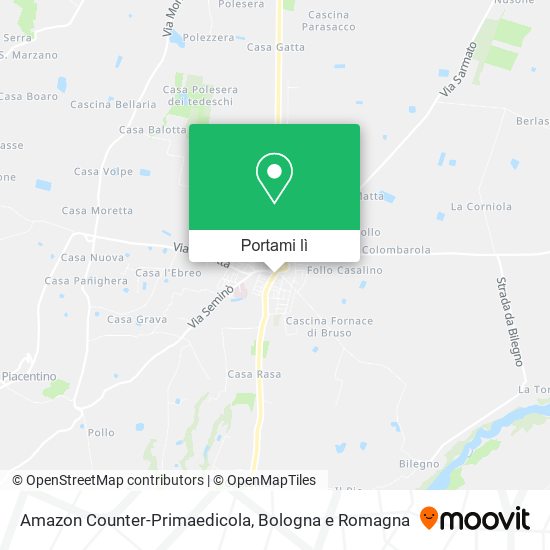 Mappa Amazon Counter-Primaedicola