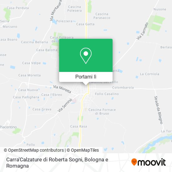 Mappa Carra'Calzature di Roberta Sogni