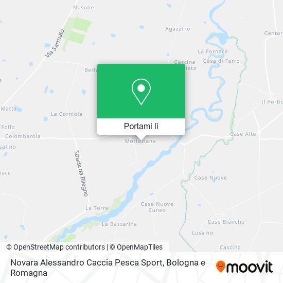Mappa Novara Alessandro Caccia Pesca Sport