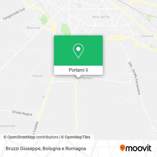 Mappa Bruzzi Giuseppe