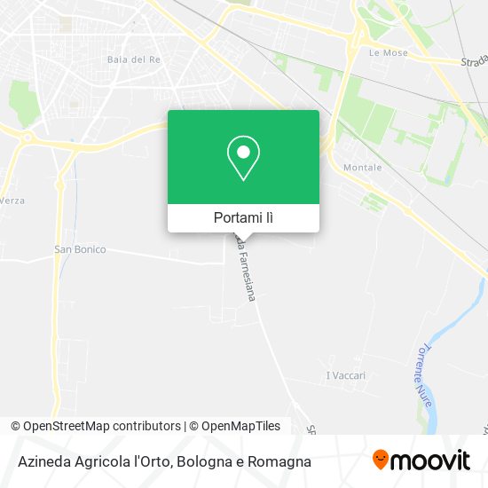 Mappa Azineda Agricola l'Orto