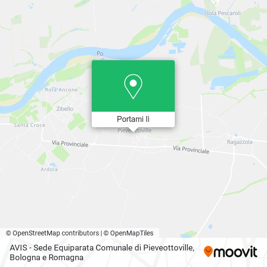 Mappa AVIS - Sede Equiparata Comunale di Pieveottoville