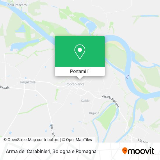 Mappa Arma dei Carabinieri