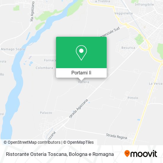 Mappa Ristorante Osteria Toscana