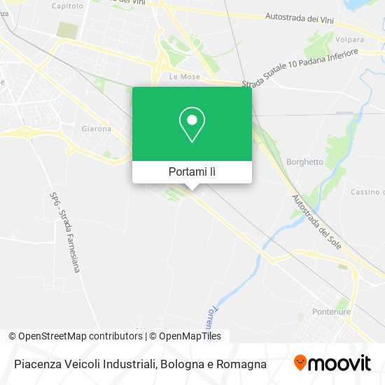 Mappa Piacenza Veicoli Industriali