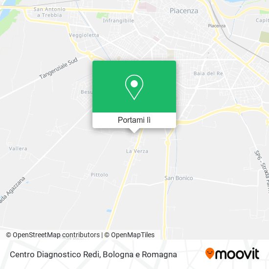 Mappa Centro Diagnostico Redi