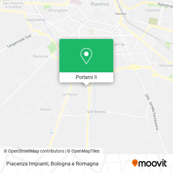 Mappa Piacenza Impianti
