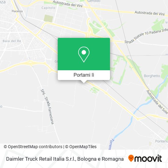 Mappa Daimler Truck Retail Italia S.r.l.