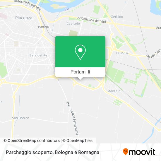 Mappa Parcheggio scoperto