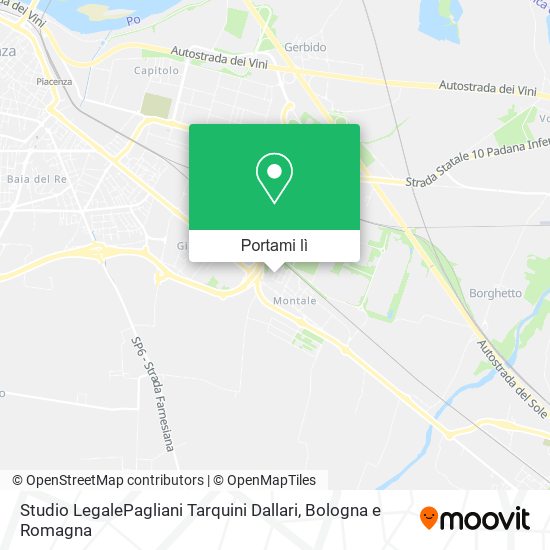 Mappa Studio LegalePagliani Tarquini Dallari