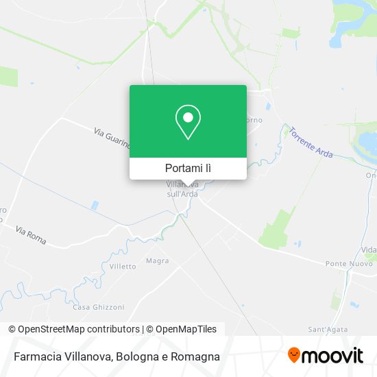 Mappa Farmacia Villanova