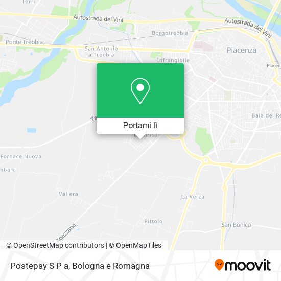 Mappa Postepay S P a