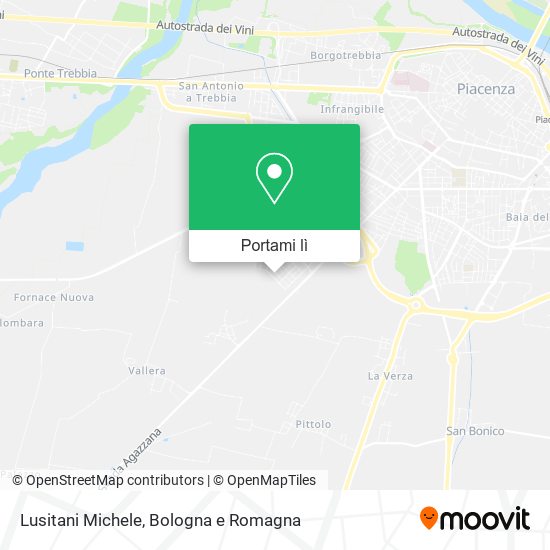 Mappa Lusitani Michele