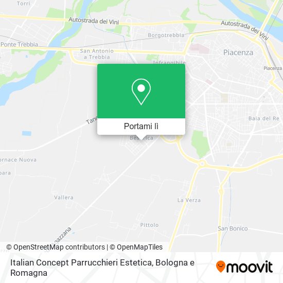 Mappa Italian Concept Parrucchieri Estetica